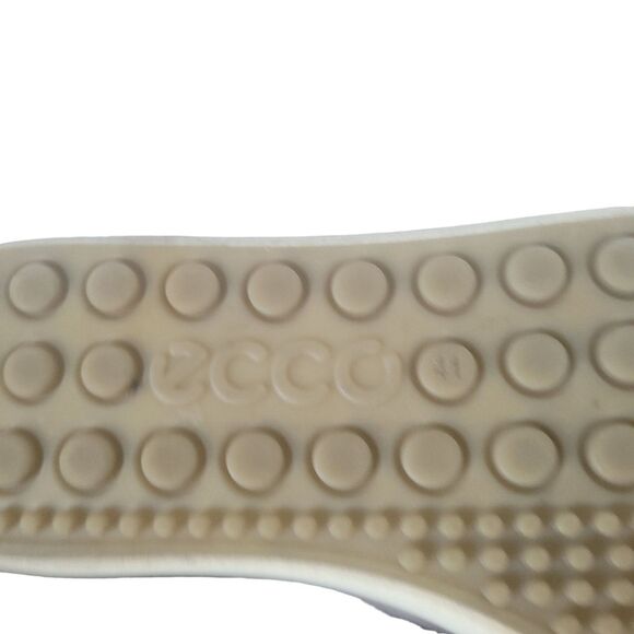 ECCO Womens Soft 7 Low Bootie Grey Leather Zip Sneaker Comfort Shoes EU 41 EW - Picture 7 of 11